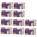 Luvas de Látex Descartáveis Talge Branca Tamanho M De Procedimento Com Pó em Kit 10 cx (1000 unidades)