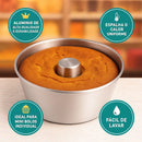 Kit 12 Forminha Pudim Bolo Vulcão 200ml Confeitaria Gourmet Alumínio Polido