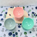 Comedouro Bebedouro Elevado Ursinho Acrílico Gatos E Cães Cor Rosa gatinho