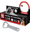 Kit 12 Abridor De Garrafa Boteco Bar Cerveja Inox Reforçado