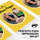 Tatuagem Temporaria Imprimir De Tinta 10 Folhas Mecolour Branco Folha de Tatuagem Temporária para Impressão - DIY Tattoo Waterproof