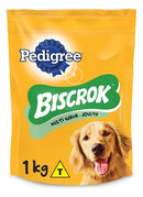 Kit 3 Petisco Para Cães Adultos Pedigree Biscrok Multi 1kg