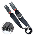 Cinto Isofix Fixação Cadeirinha Bebê Carro Cor Preto Lisa