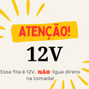 Goldensky 5 Metro Fita Led 2835 12v Ip20 240leds/m 10w/m 3000k Ou6000k Cor da luz Branco-quente 3000K