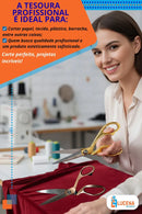 Tesoura Corta Tecido Artesanato Papel Couro Borracha 9,5