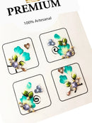 Kit 40 Adesivos De Unhas Arte Sedução Premium Decoração Unha Nail Art Manicure