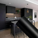 Plastico Adesivo Preto Fosco Papel Parede C/ 10 Mts