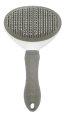 Eba Pet Escova Pelos Pet Automatica Rasqueadeira Magica Gato Cao New Cor Cinza