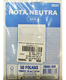 Bloco Nota Neutra Pequeno Multivias 1 Via 50 Folhas 20 Unid