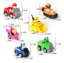 Kit 6 Carrinhos Patrulha Canina Fricção Brinquedos Cachorro