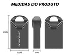 Pen Drive Mini Usb Kapbom KA-S-16 2.0 Chaveiro 16gb De Armazenamento Pc Notebook cor Prateado