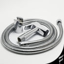 Ducha Higiênica Soft inox Completa 100% Metal 1/4 De Volta Cor Prateado