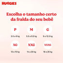 Huggies Fralda Descartável Máxima Proteção P - 28 Un