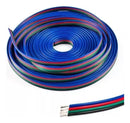 Fio Para Fita Led Rgb 5050 3528 4 Vias - 5 Metros