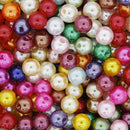 Pérola Abs Inteira 6mm C/furo 500 Peças Comprimento 6 mm Cor Colorida - 500 un. Diâmetro 6 mm