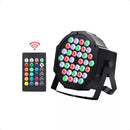 Canhão Refletor Par 64 Rgb 36 Leds 1w Dmx Strobo Slim Epsilon