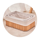 Jogo 3 Cestos Organizadores Pequenos Bambu Claro Mimo Style