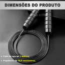 Corda De Pular Speed Rope Fitness Profissional para Crossfit Com Rolamento Freestyle Pdo Store