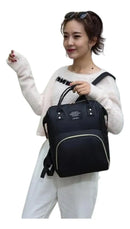 Mochila Maternidade Bolsa Térmica Bebê Menino Menina Preto