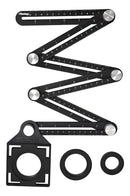 Régua Com Liga Alumínio Ajustável Titanium 0581