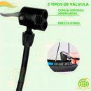 Bomba De Ar Para Pneu De Bike Bicicleta Manual Bico Duplo
