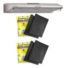 4 Filtros Mantas P/ Coifa Depurador Exaustor Todas As Marcas