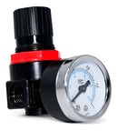 Regulador Pressão Compressor Manômetro 1/4 Ar-2000