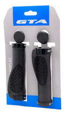 Manopla Gta Com Anel De Trava 130mm Confort Anatomica Mtb Cor Preto e Preto