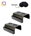 Esteira Suporte Porta Copos Braço Sofá Apoio Cerveja Kit 2un Cor Marrom Tabaco