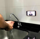 Suporte Silicone Com Ventosa Para Celular Para Superfície Cor Rosa Liso