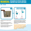 Entrada Torre Universal C/ Bóia Caixa Acoplada Nitro Metais