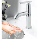 Torneira De Banheiro Lavatório Alta Pia Mesa Cuba Raro Metais Abs Cor Cromado Brilhante 1/4 De Volta