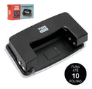 Perfurador De Papel 2 Furos Para 10 Folhas Metal Furador Cor Preto Forma Da Perfuração Círculo