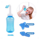 Higienizador Lavador Nasal Lavagem Ducha Sinusite Cor Azul