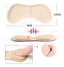 3 Protetor De Calcanhar Revest Alto Conforto Tênis E Sapatos Cor Nude