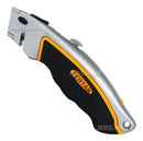 Estilete Metal Emborrachado Trapezoidal 18mm Com 5 Lâminas