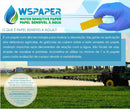 Papel Sensível À Água Hidrossensível 50 Unidades 76x26mm
