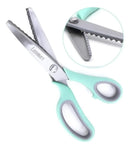 Tesoura Picotar Escalope Ondulada Nuvem Onda P/ Tecido Papel