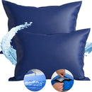 Kit 2 Capa De Travesseiro Impermeavel Hospitalar 50x70 Fr Azul