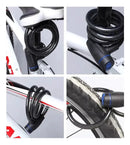 Trava Segurança Cadeado Para Bicicleta Com Suporte Chave