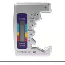 Testador Medidor De Bateria Pilha Mostrador Digital Full Cor Prateado