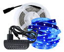 Fita Led Azul Fonte 5 Metros Dupla Face S/ Silicone 2835 Tensão de operação