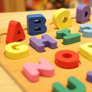 Tabuleiro Alfabeto Em Madeira Didático Pedagógico - Dm Toys