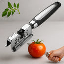 Kit 2 Afiador Amolador De Faca Tesoura Profissional Aço Inox Prateado