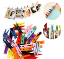 Kit 120 Mini Pregador Prendedor Madeira Colorido Fot Coloridos