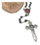 Zanato Artigos Religiosos terço hematita São Miguel Arcanjo