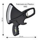 Kit Adipômetro Plicômetro Medidor De Gordura Corporal Com Trena E Caneta- Fitmetria