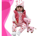 Bebe Reborn Boneca Silicone Realista 48 cm