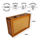 Woodbox Kakebo Criativo guarde dinheiro com o método japonês cor marrom-claro 10 mil reais