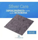 Curativo Silvercare Alginato de Cálcio com prata 10x10cm Vitamedical Caixa com 10 unidades - AA16066